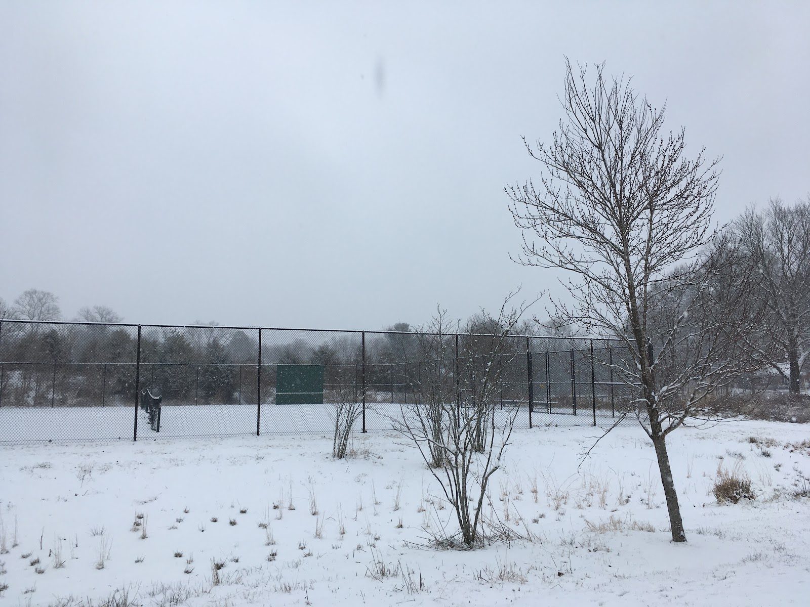 Evans Parkway Park under snow